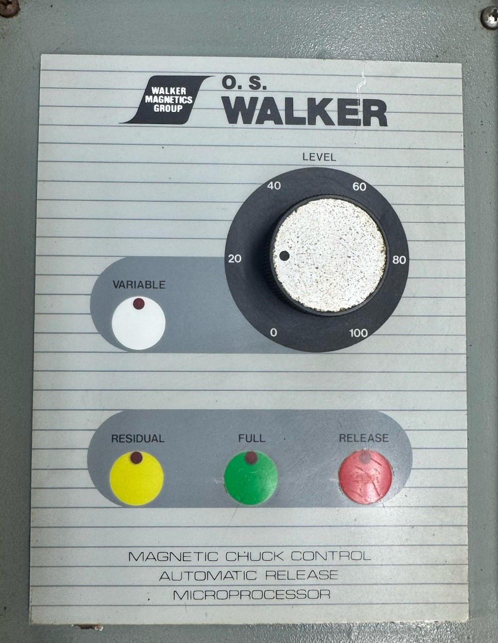 Walker Magnetics Group Magnetic Chuck Control Automatic Release Microprocessor👍