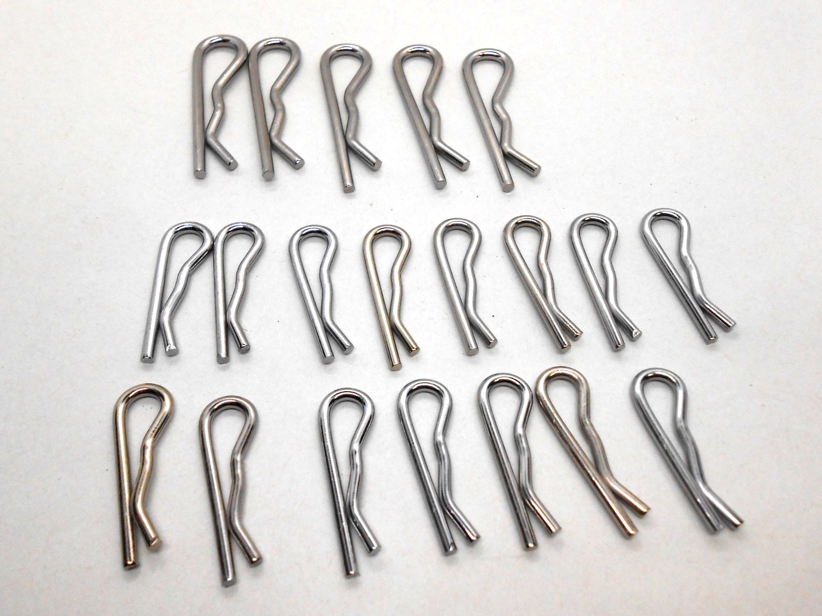 20 pcs Hitch Pins Cotter Pin R Clips, Stainless Steel Spring