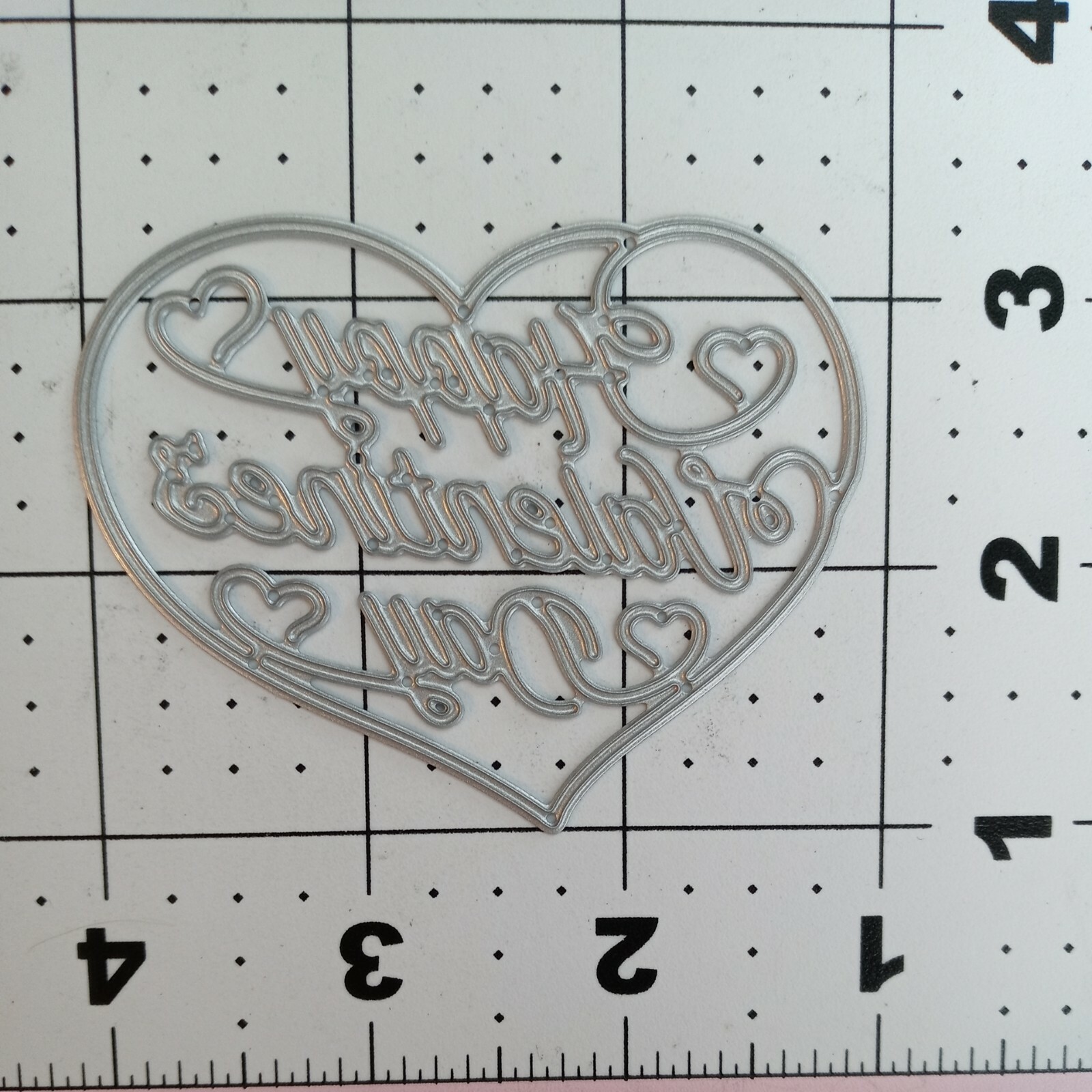 Universal Die Cut Tool Thin Metal Happy Valentine's Day Heart Love wedding