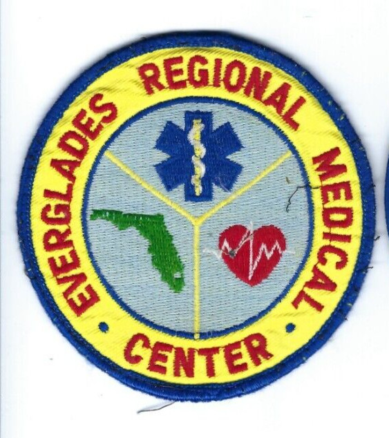 *CLOSED 1998* Everglades Regional Medical Center Pahokee FL Florida used patch