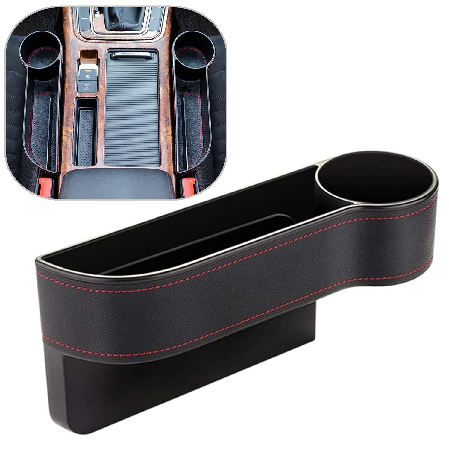 Car Seat Gap Filler Organizer Between Front seat car Organizer and Storage Bo...