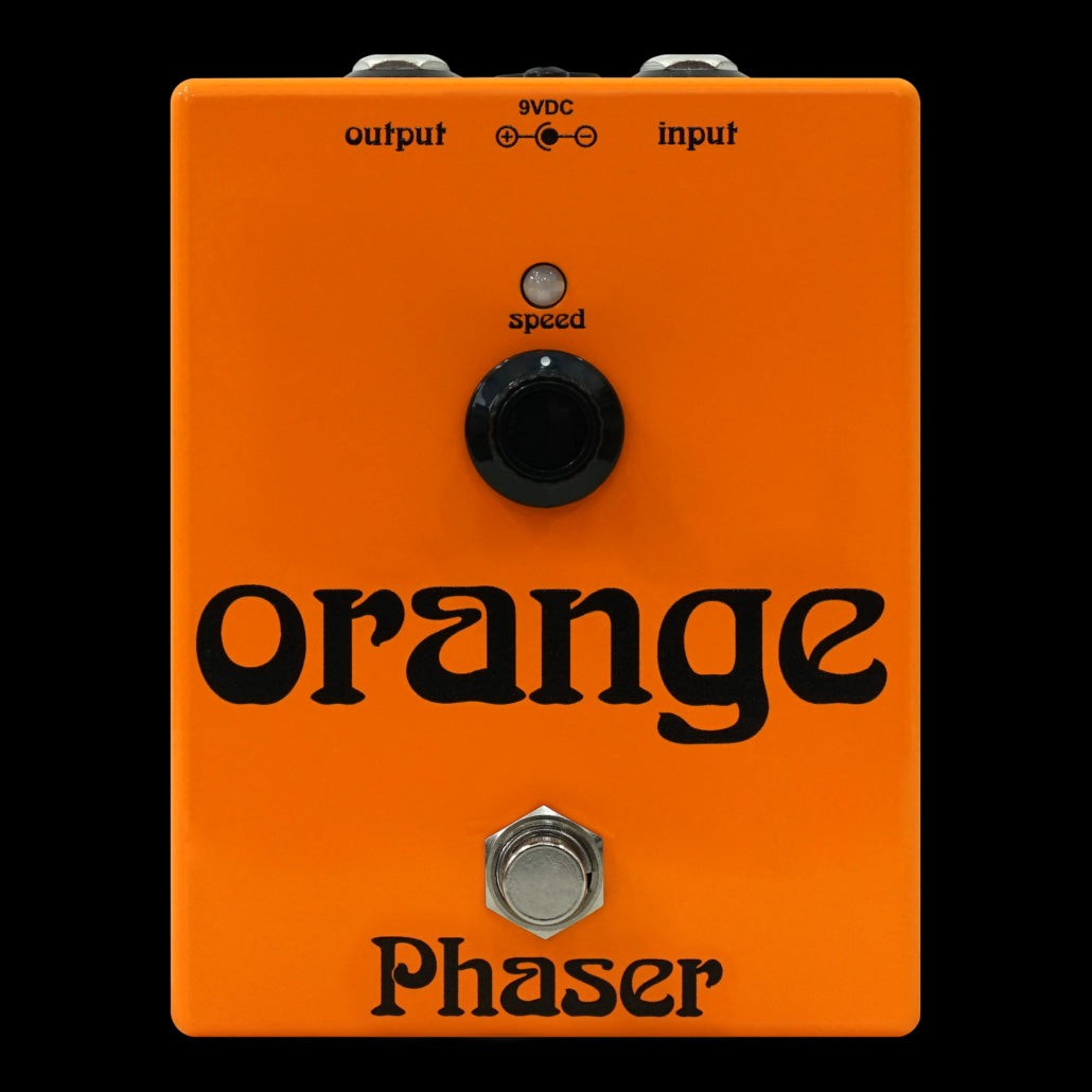 Orange Phaser Guitar Effect Pedal