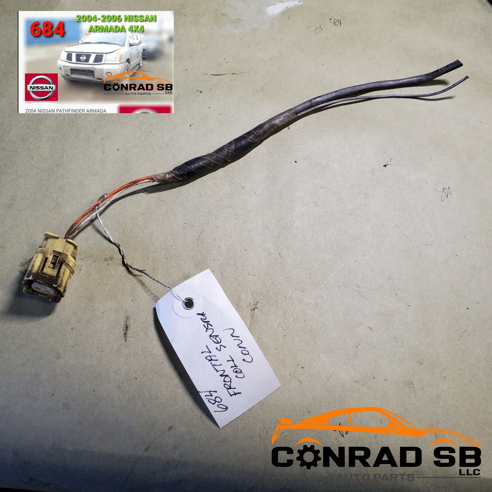 ♦️♦️FRONT COLLISION IMPACT SENSOR CONNECTOR* for 2005 NISSAN ARMADA OEM♦️♦️
