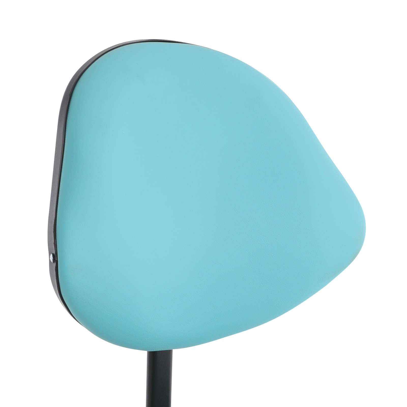 Adjustable Swivel Chair Ergonomic Rolling Saddle Stool w/ Backrest for Office