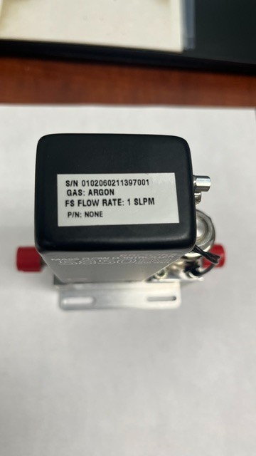 Brooks 5850EM MFC 1SLPM Argon. Pulled from working equipment.