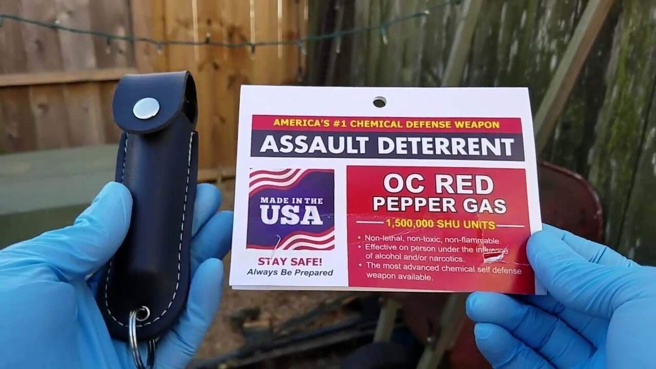 SET OF 2 AMERICA #1 CHEMICAL SELF DEFENSE WEAPON RED PEPPER GAS SPRAY NON-LETHAL