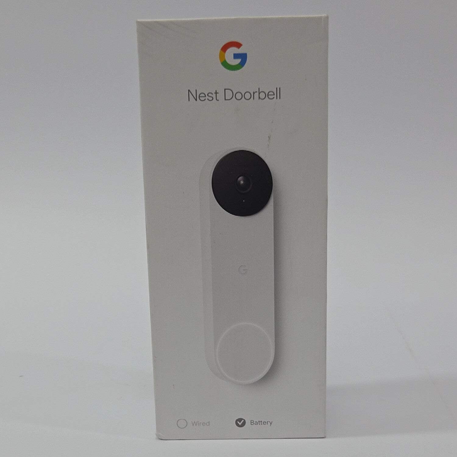 New Google Nest Doorbell Smart Doorbell White GA01318-US
