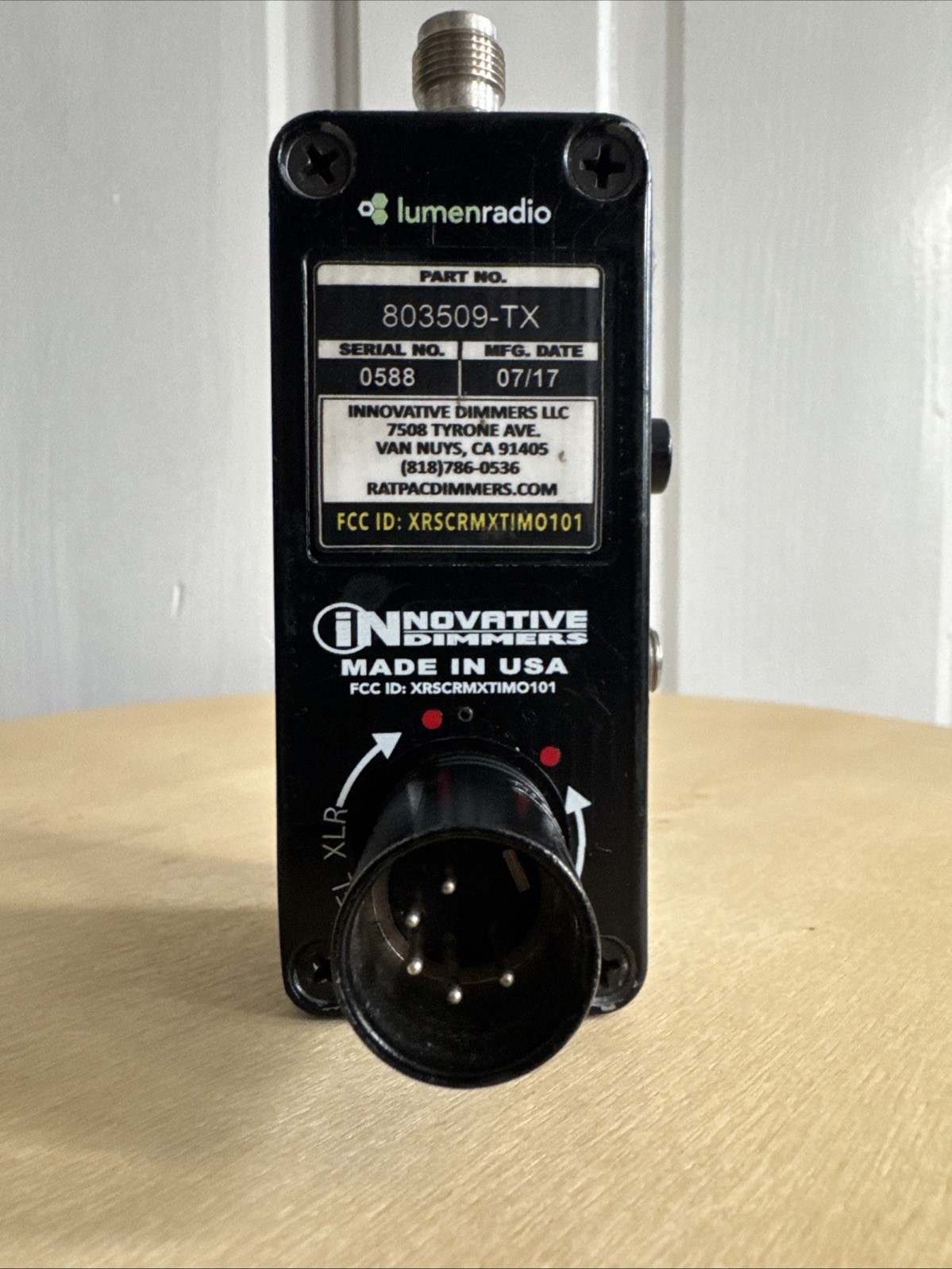 RatPac Cintenna TX + RX Non-Battery Wireless DMX Bundle CRMX Transmitter + Recei