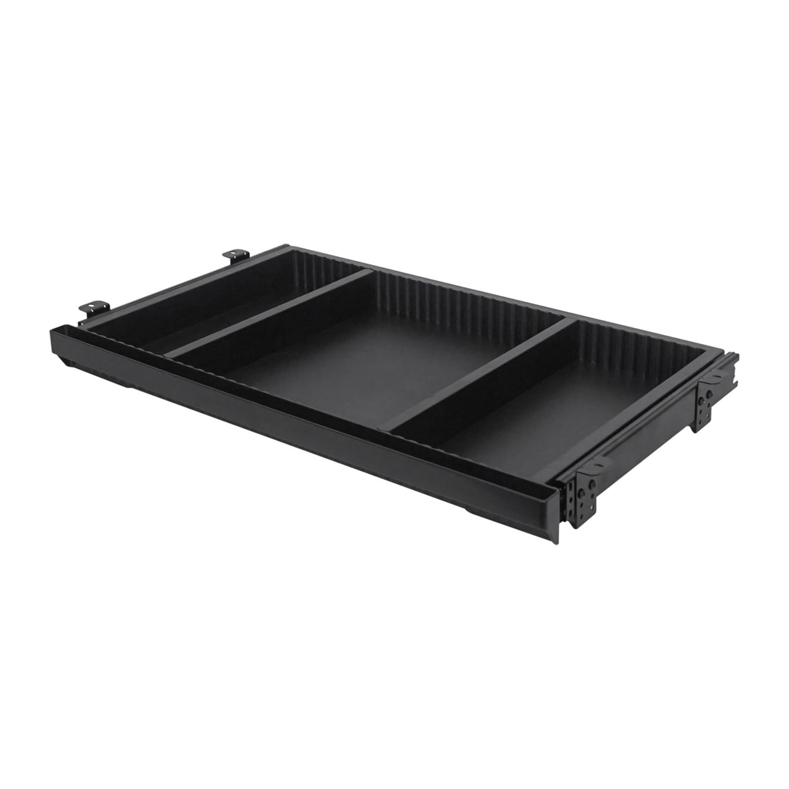 Under Desk Drawer Storage, Black With Adjustable Space Divider, Hidden Slide ...