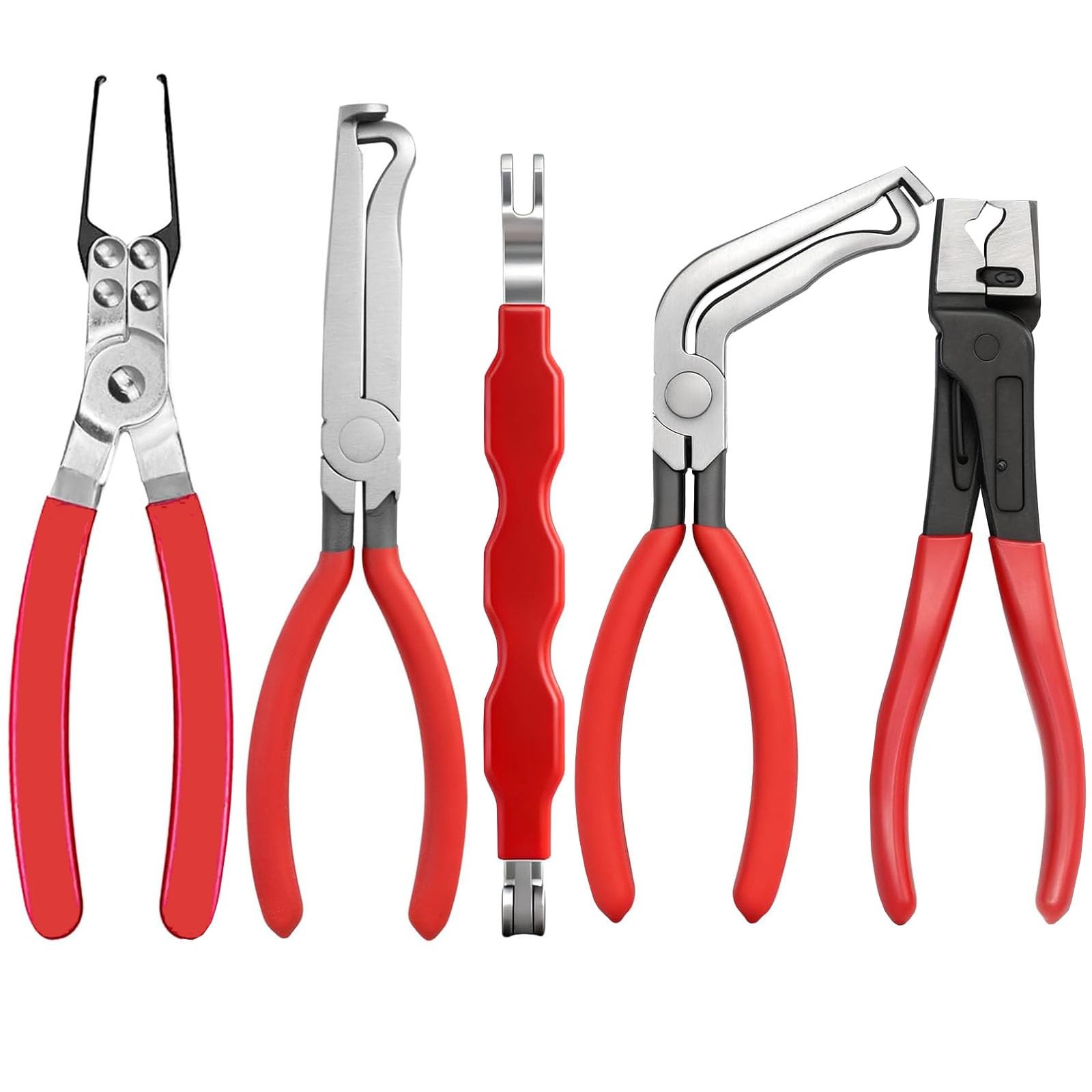 5 Pcs Automotive Electrical Disconnect Pliers Set, Professional Electrical