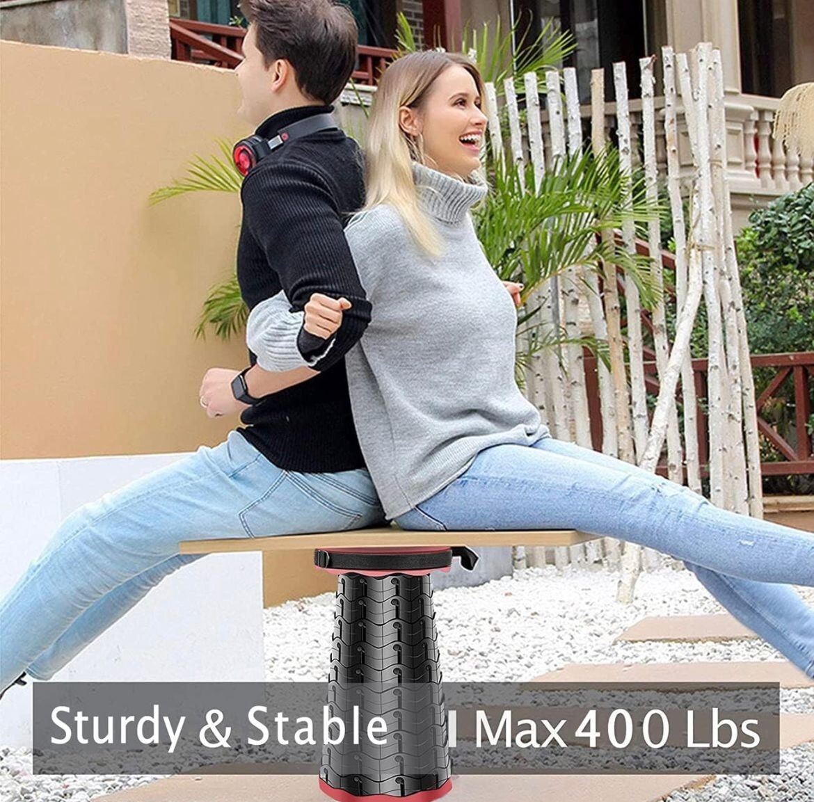 Hiking Camping park Retractable stool Fishing Adjustable portable Folding stool
