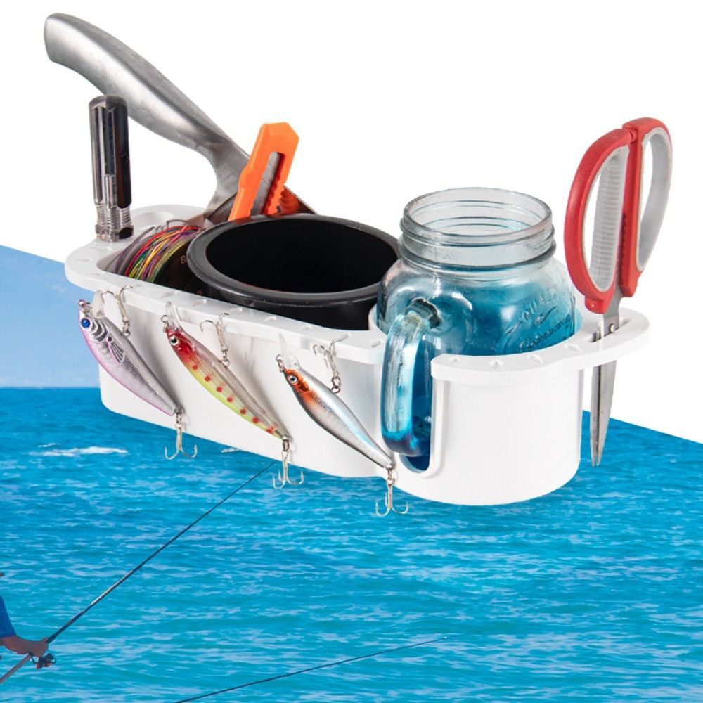 Pontoon Marine Storage Box Fishing Cabin Cup Holder Drink Box Yacht