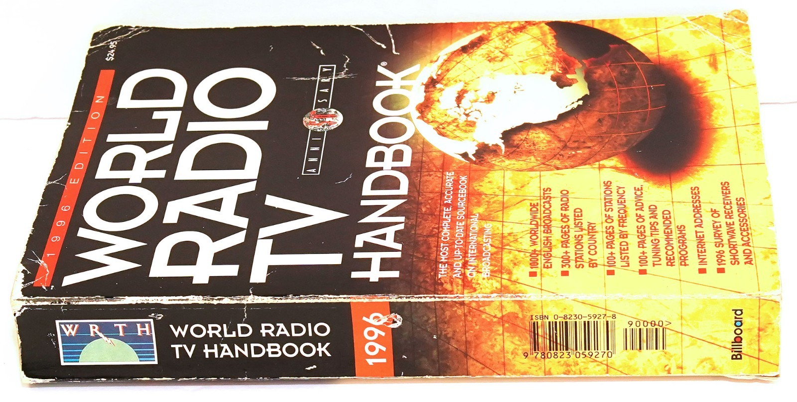 1996 World Radio TV Handbook WRTH Stations Frequencies Reviews Stories