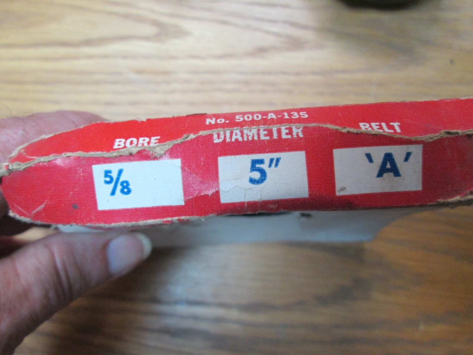 (NEW) CHICAGO 500-A  5" Dia. 5/8" Bore Die Cast Pulley
