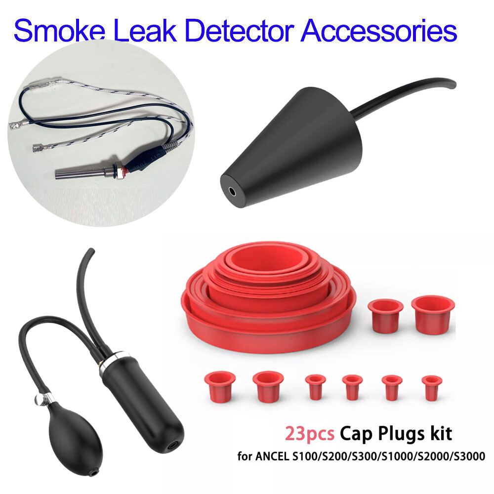 EVAP Smoke Machine Smoke Leak Detector Accessories Rubber Hose Connector Parts