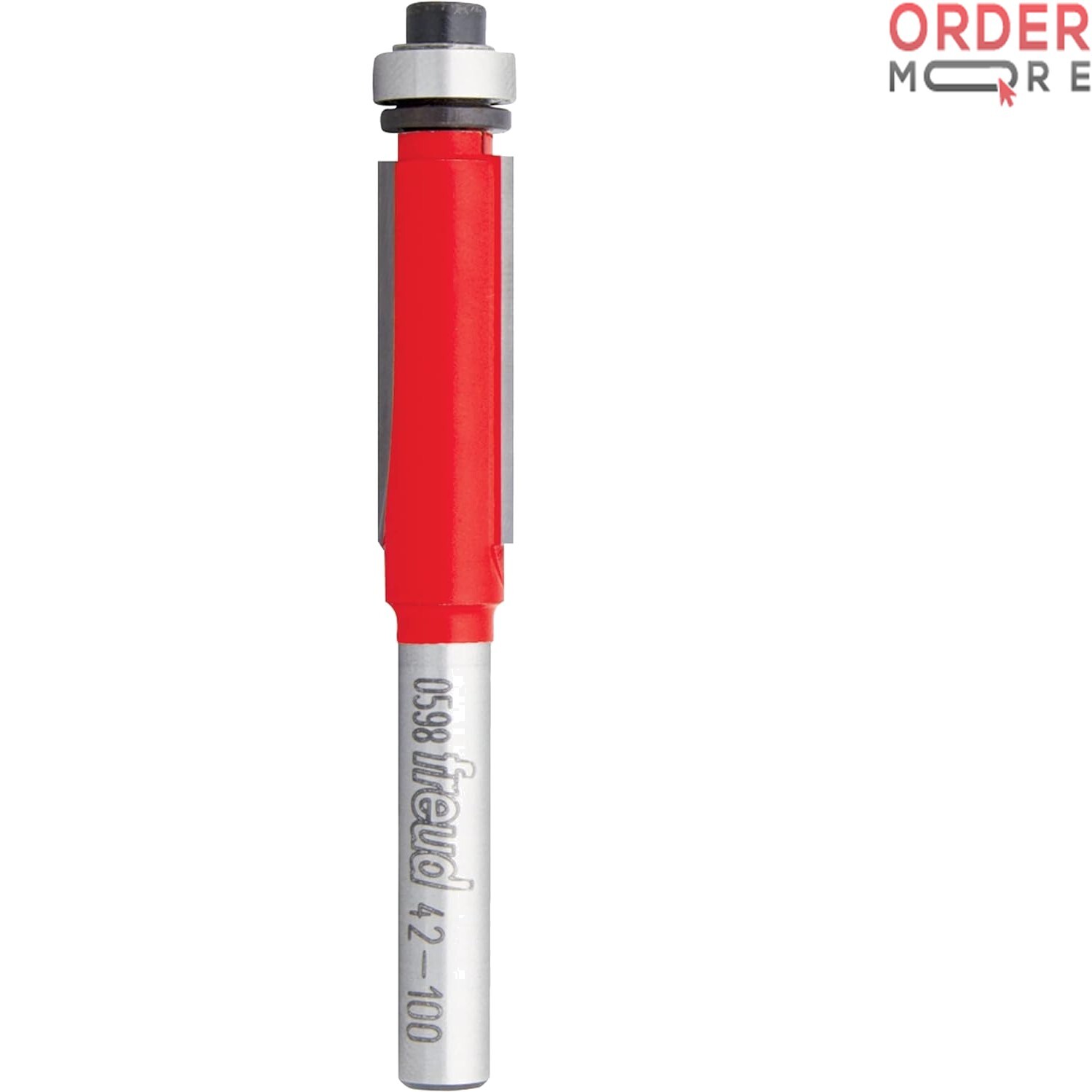 3/8 Inch Diameter Flush Trim Router Bit High Speed Steel for Woodworking