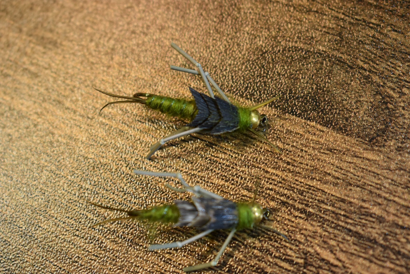 DOUBLE IMPROVED OLIVE STONEFLY Nymph Fly Fishing Flies 1 Fly, U Choose Size