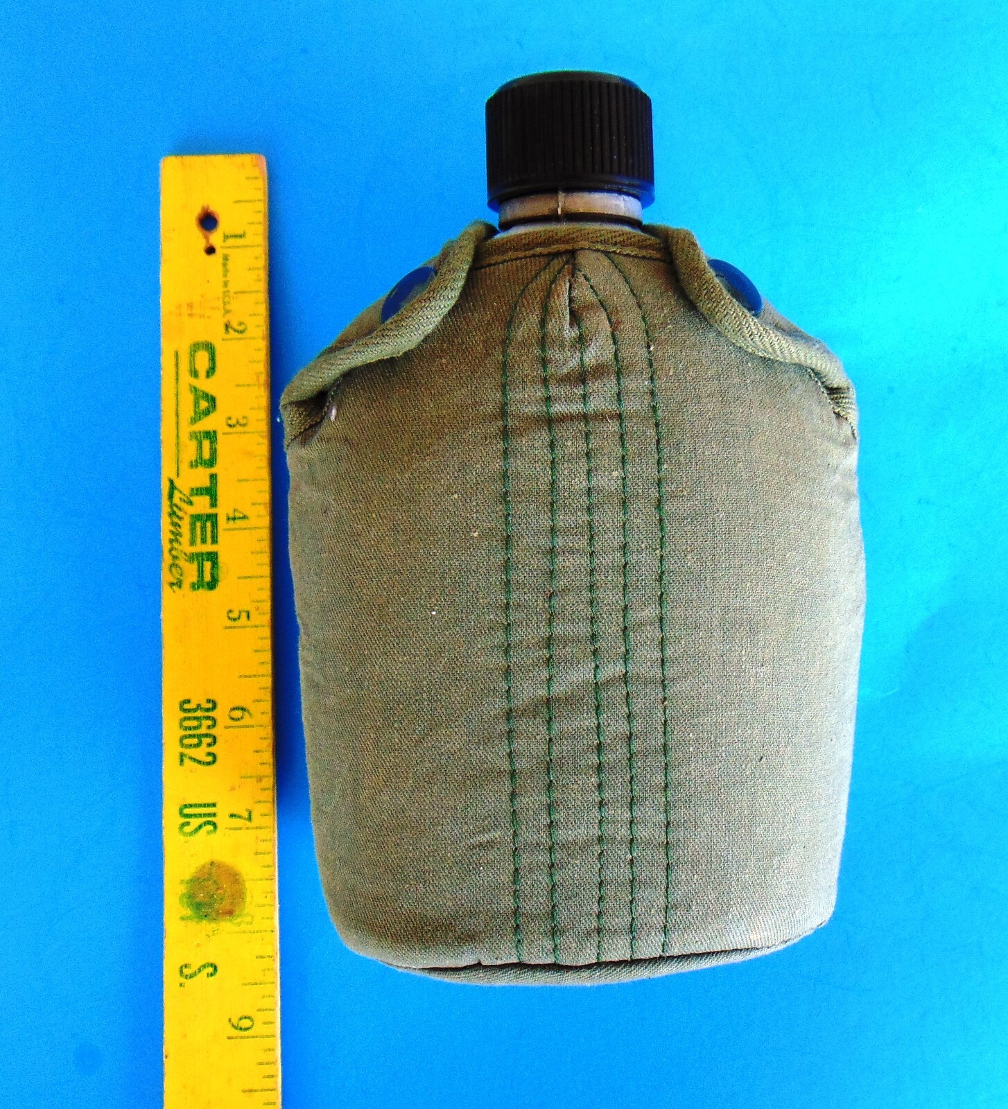 Aluminum Canteen With Olive Drab Cover