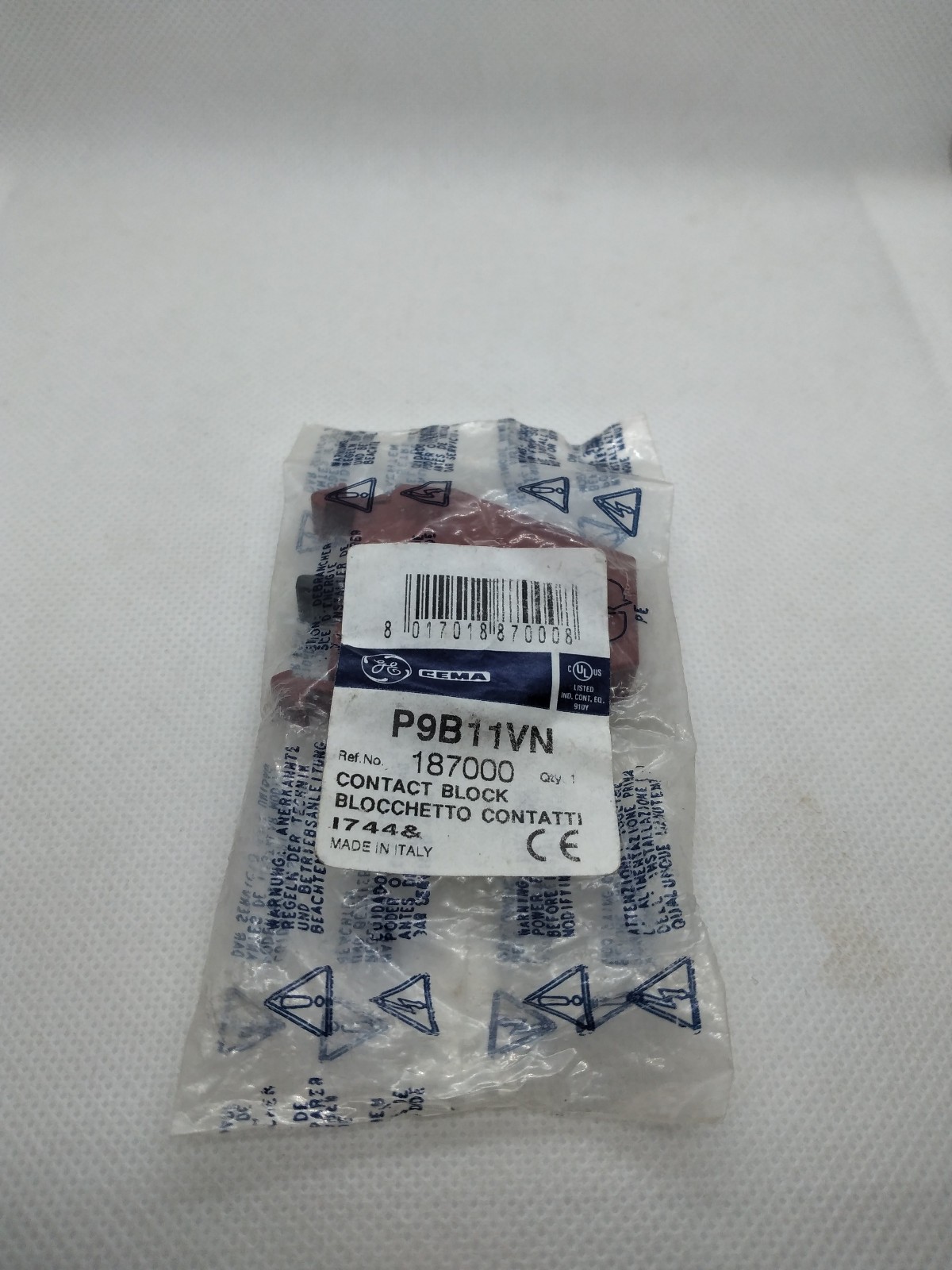 GE CEMA P9B11VN Switch