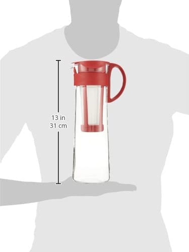"Mizudashi" Cold Brew Coffee Maker, 1000Ml, Red