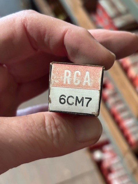 6CM7 RCA TUBE NEW SURPLUS