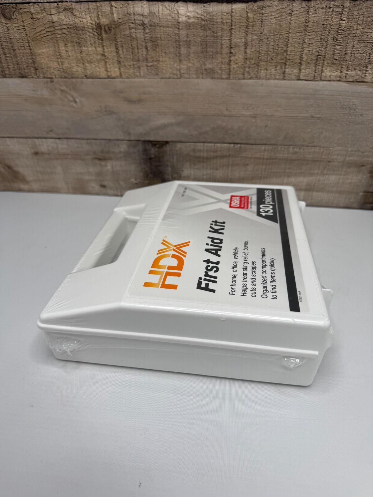 130-Piece Plastic OSHA First Aid Kit