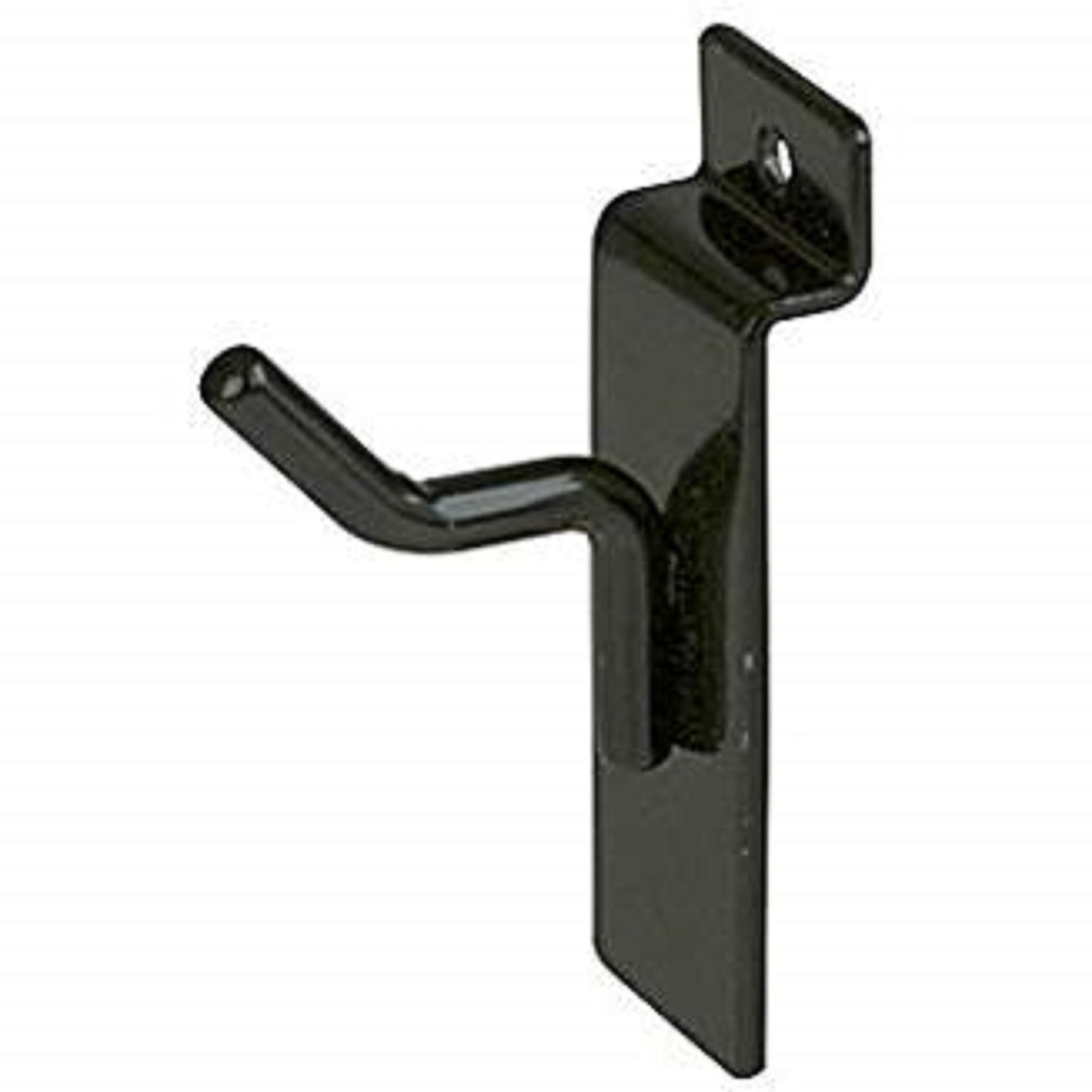 Only Hangers 1" Black Slatwall Hooks Box of 100