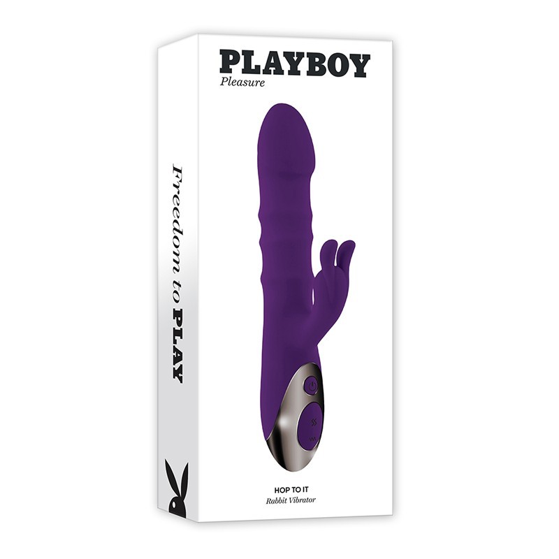 Evolved Ultimately Pleasurable Playboy Hop To It Rabbit Vibrator Purple, New