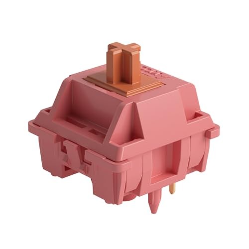 Keyboard Switch for Mechanical Gaming Keyboard, 5-Pin 40gf Linear Pre Rosewood