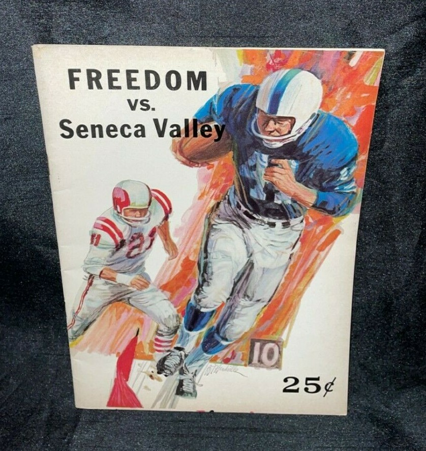 Freedom vs Seneca Valley PA High School Football Program (1967) COCA COLA Ad