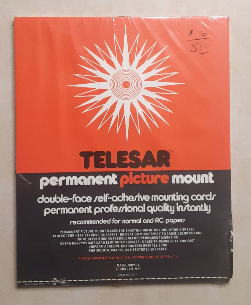 Vintage Photo Mounting Cards Photography Supplies Prints Picture 8x10 NEW SEALED
