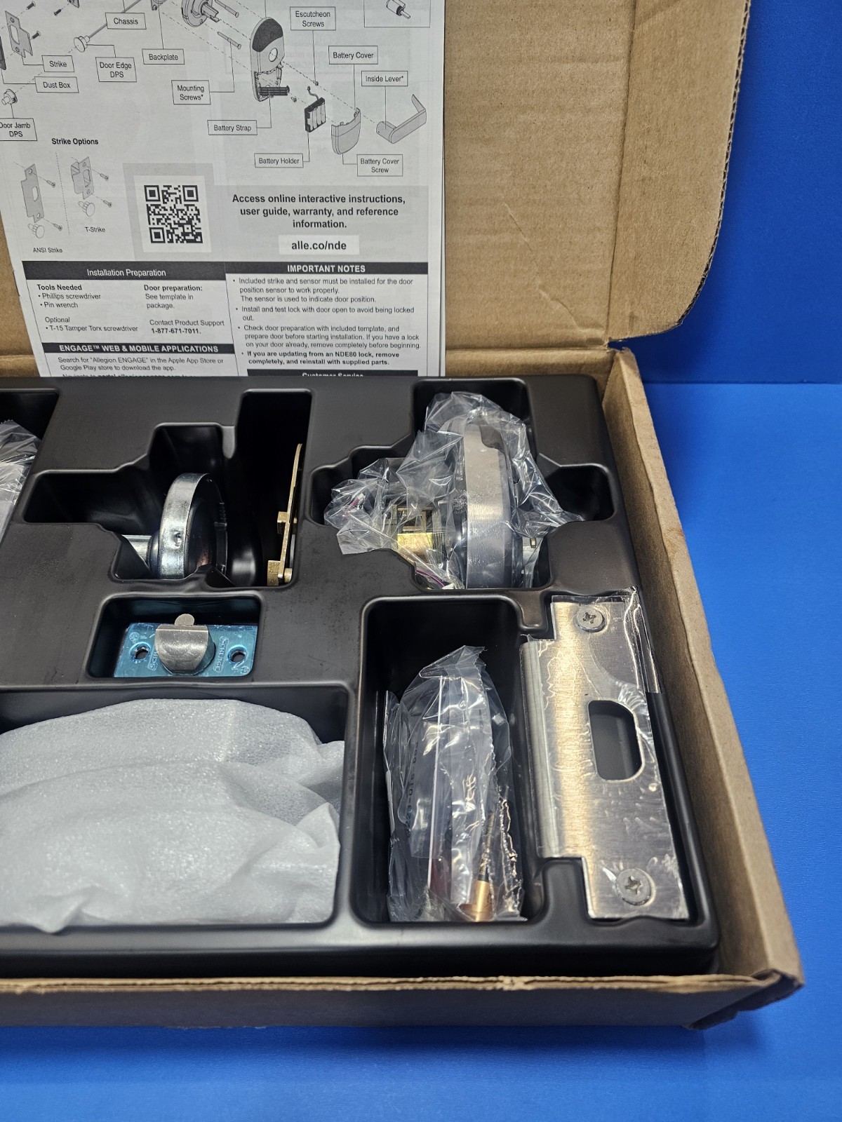 Schlage Lock NDEB BD RHO 626 Wireless Electronic Lockset