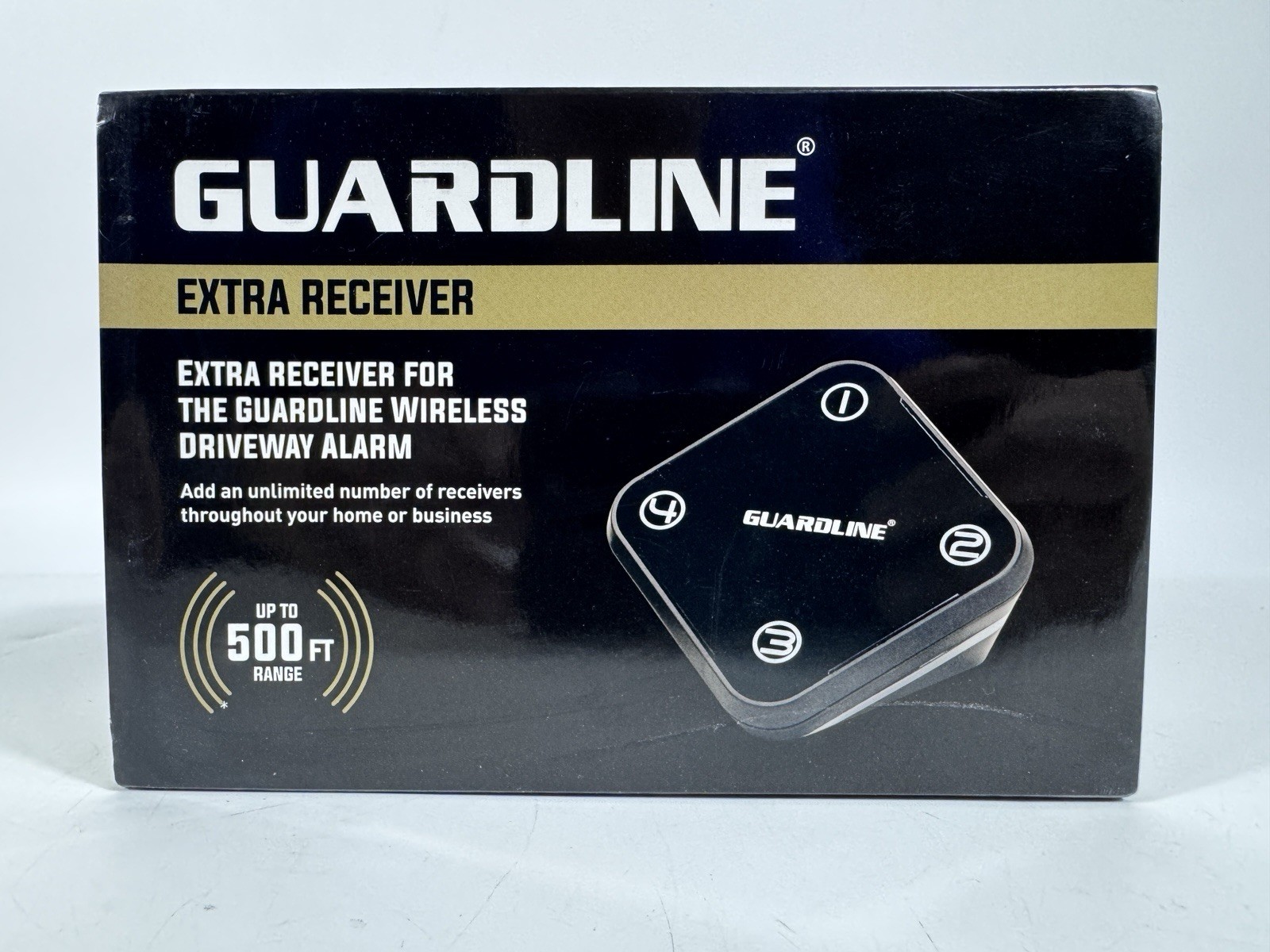 Guardline Extra Receiver For Wireless Driveway Alarm 500 Ft. Range New Open Box