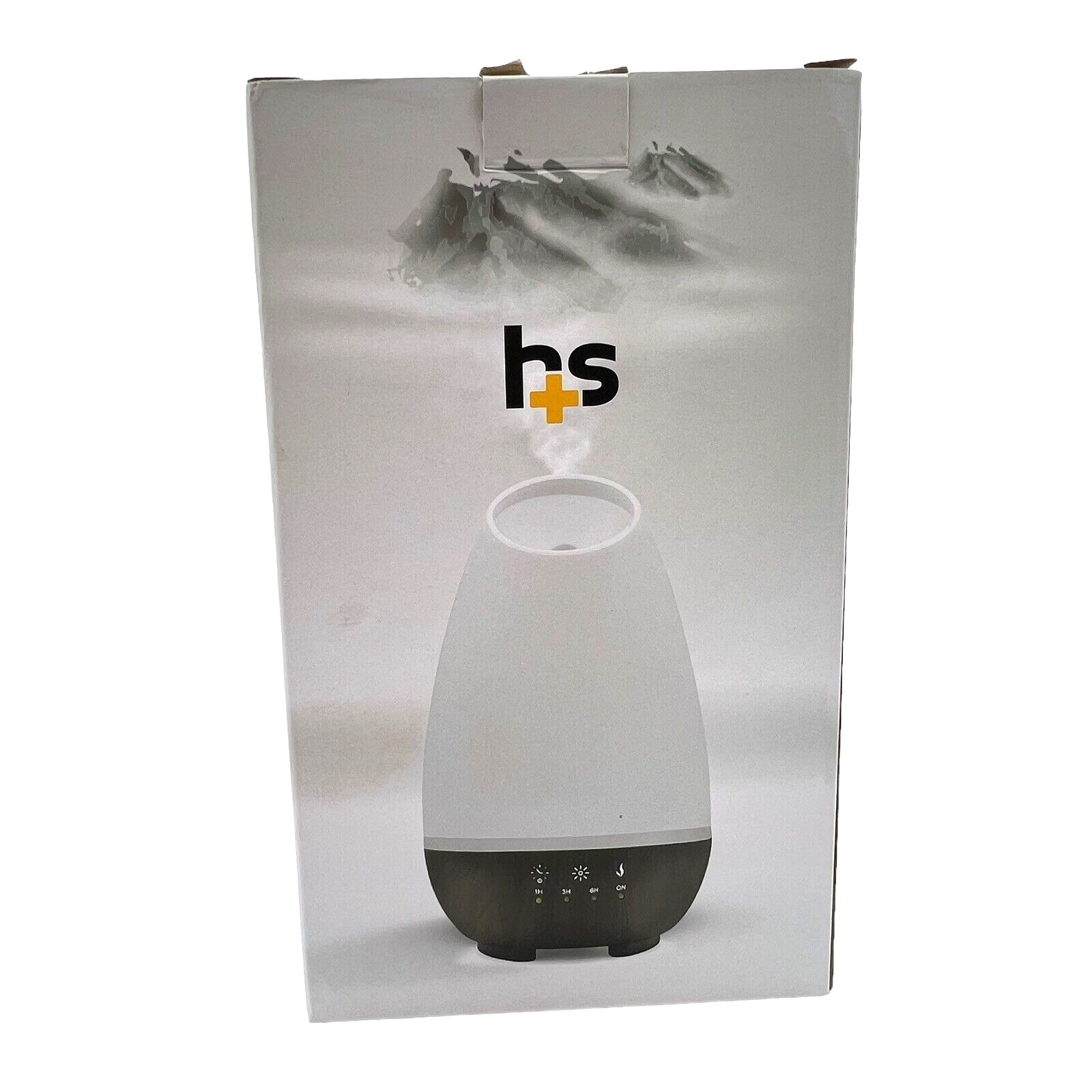 NEW HealthSmart + Cool Mist Diffuser & Essential Oil Aromatherapy White 500mL