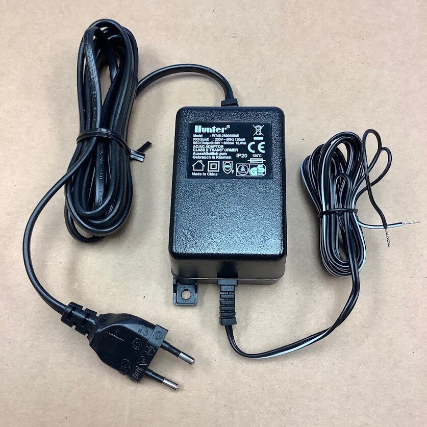 Hunter 230V 26VAC 600mA Transformer Sprinkler System Adapter WT48-2600600AE OEM