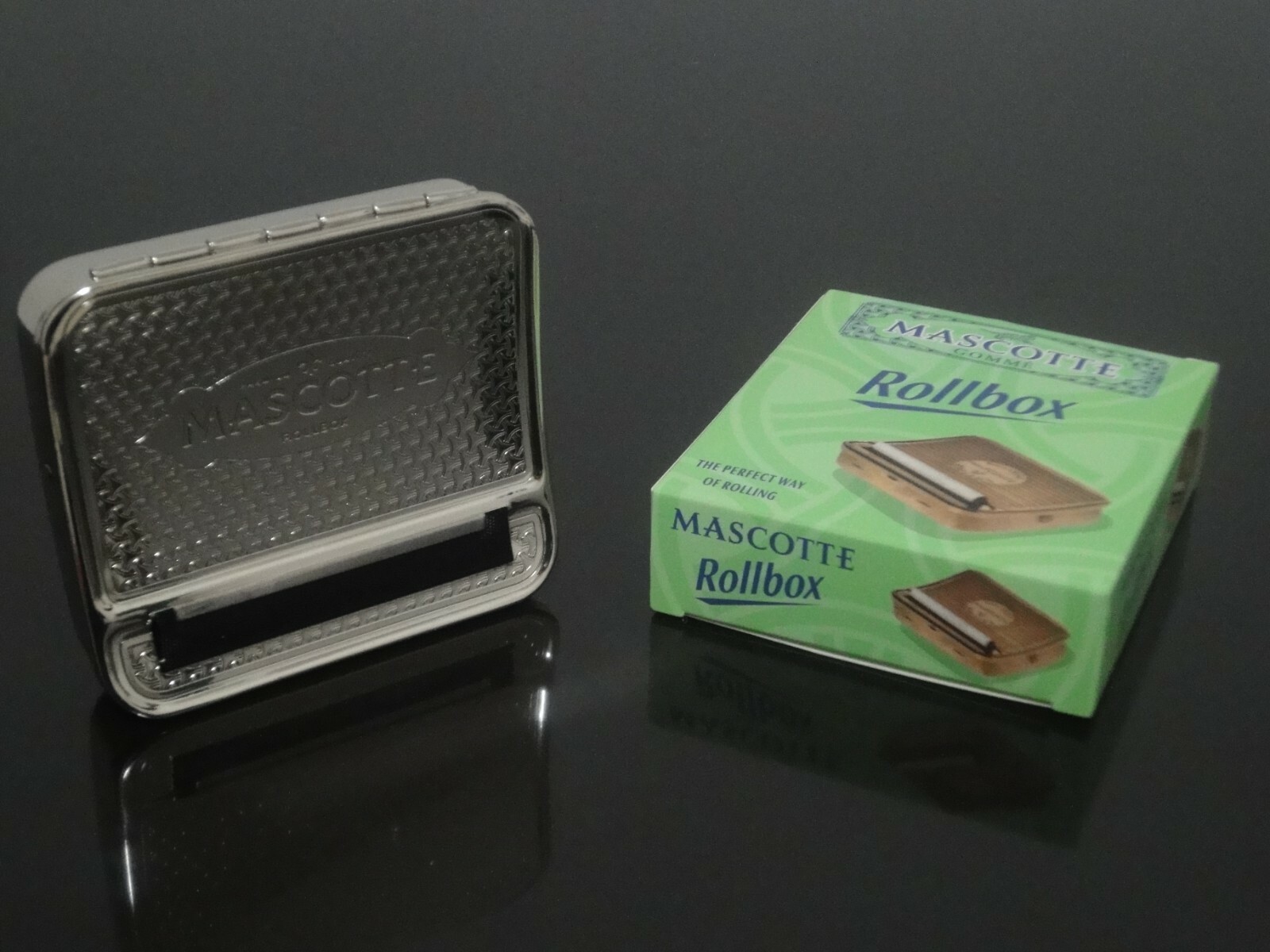 Mascotte 70mm Roller Roll Automatic Cigarette Tobacco Rolling Machine Box #03