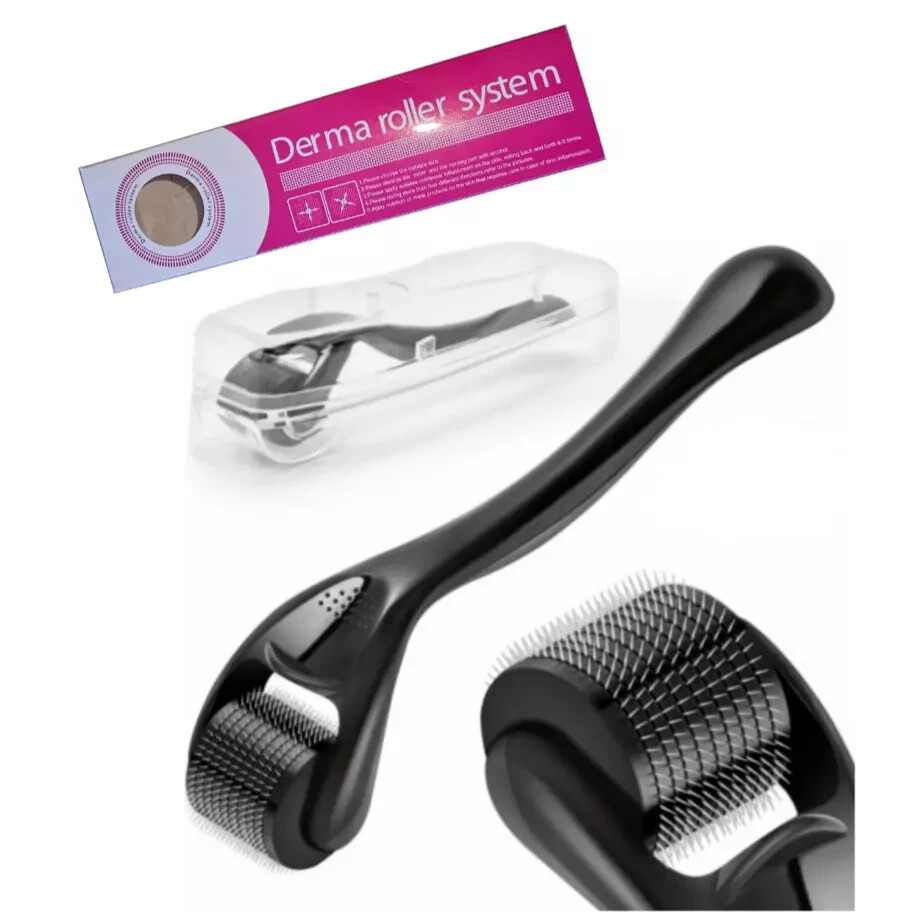 Beard Derma Roller For Hair Loss Beard Growth  Titanium Fast Shipping