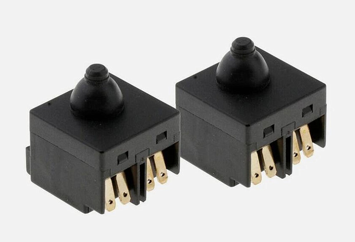 2Pcs New Replacement Push Button Switch Tools Fit For 6-100 Angle Grinder Parts