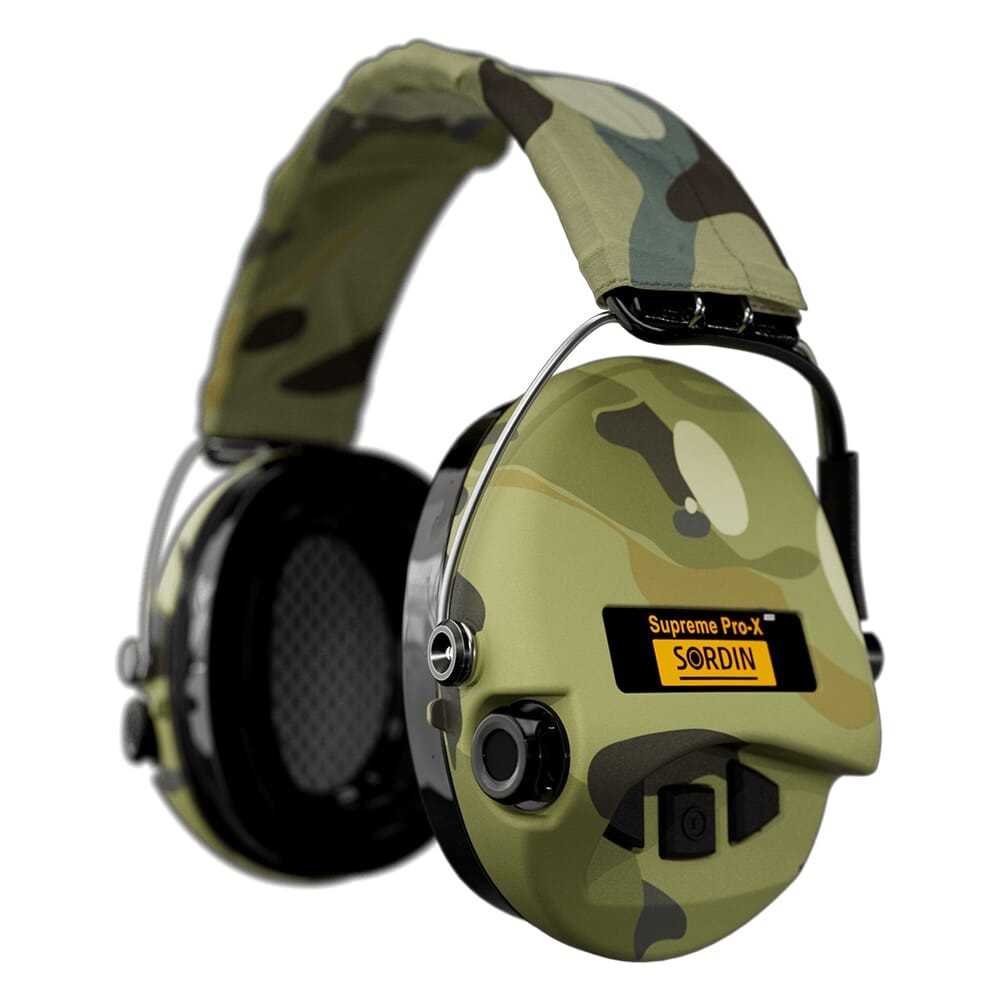 Sordin Supreme Pro-X LED Camo Hearing Protector (75302-X-08-S-US): BRAND NEW