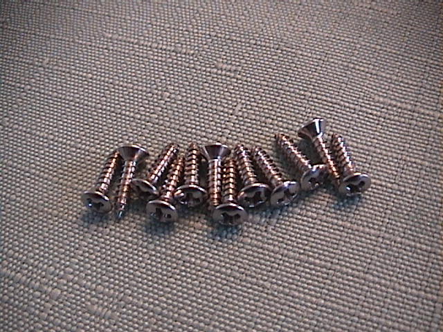 25 HARDENED STAINLESS PICKGUARD & BACK PLATE SCREWS for GIBSON LP SG FIREBIRD