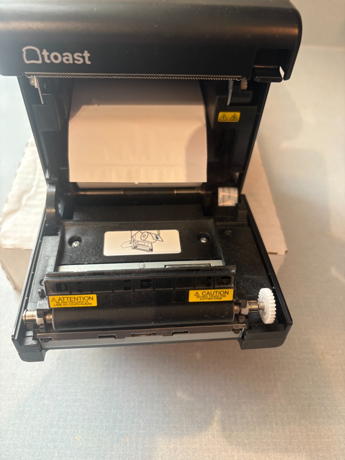 Toast TP200 Thermal Receipt Printer Ethernet USB w/ Correct Power Supply & Cable