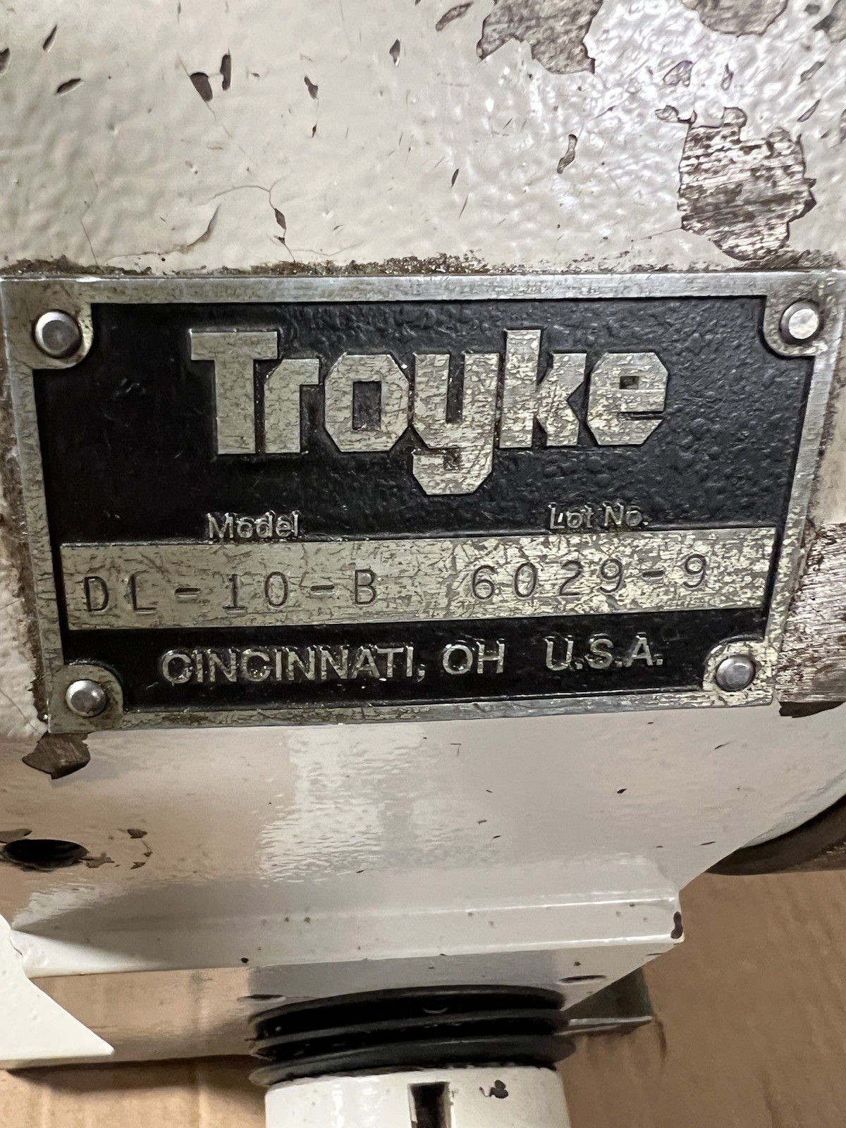 troyke DL-10-B 4th axis (missing Controller/motor) 7” Center 10” Table Cnc Mill