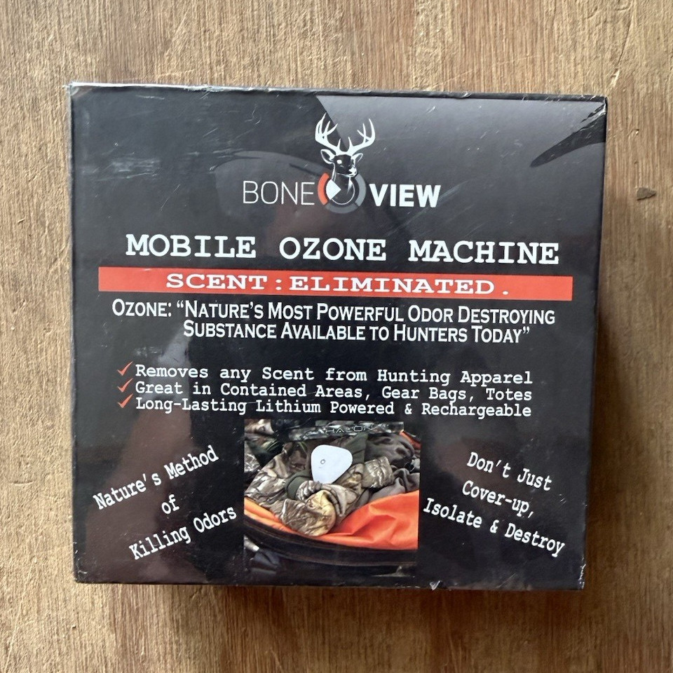Bone View Mobile Ozone Machine Scent Eliminator Rechargeable for Deer