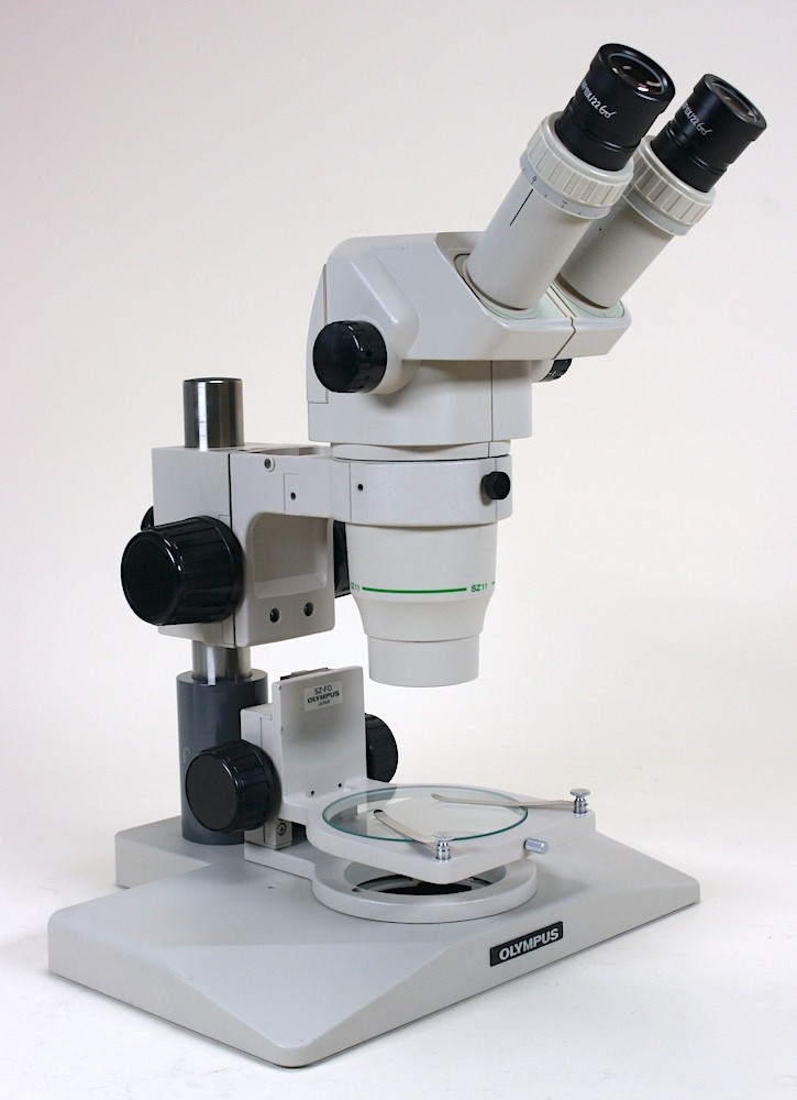 Olympus SZ-1145 Stereo Microscope with Focusable Specimen Stage