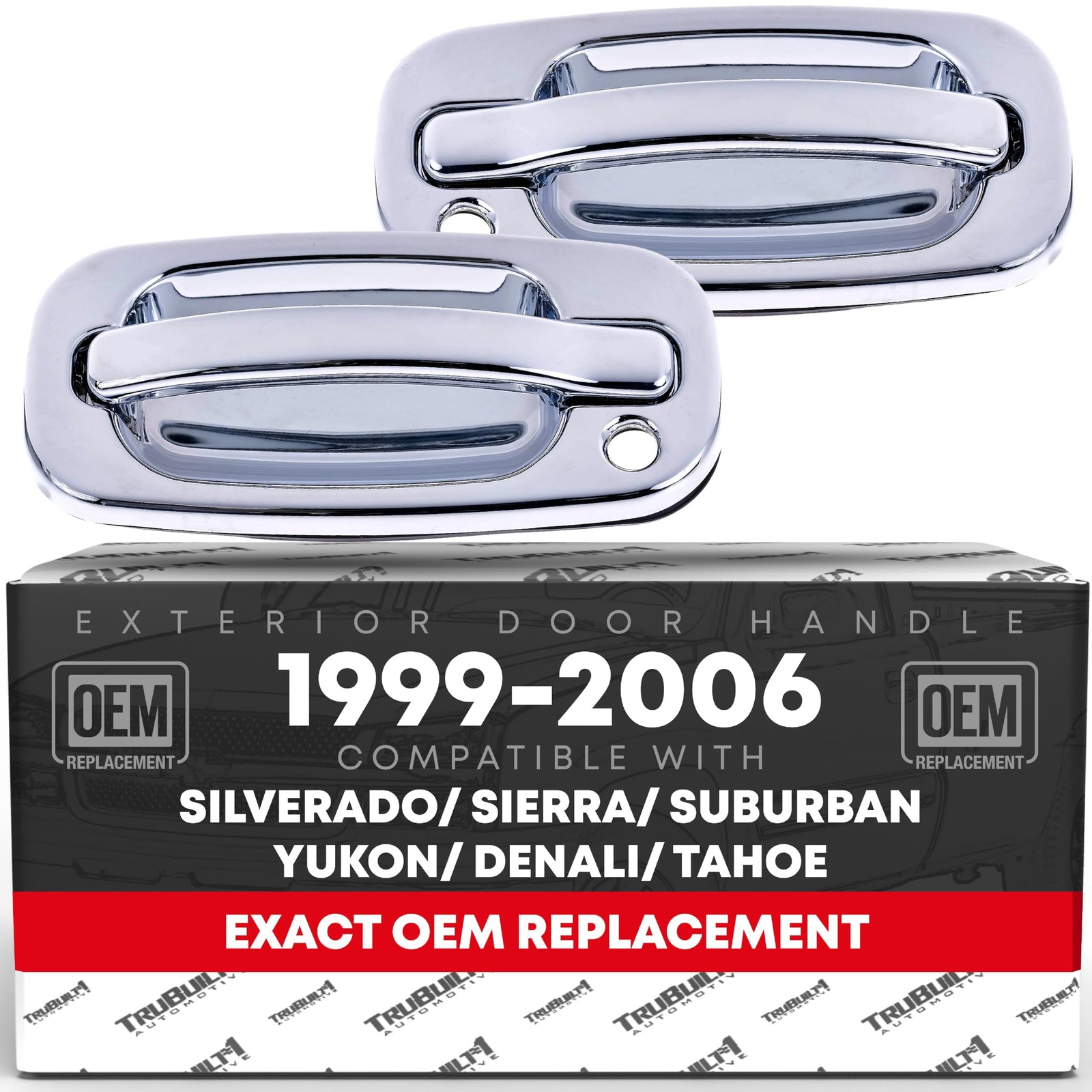 Exterior Front Driver Door Handle - Compatible with 1999-2006 Chevrolet Silve...