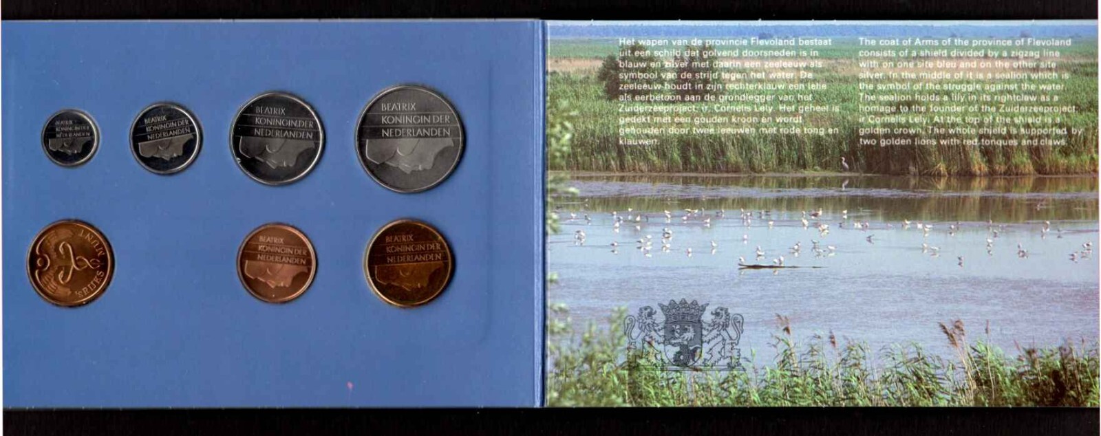 NETHERLANDS 1989  Fleur de Coin Set - 6 Pcs.