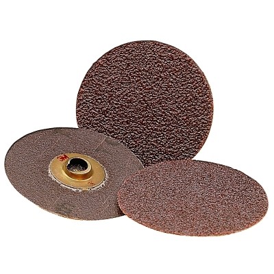 Roloc™ Discs 361F, Aluminum Oxide, 2 in dia, TR, 24 Grit, 25000 RPM 3M™