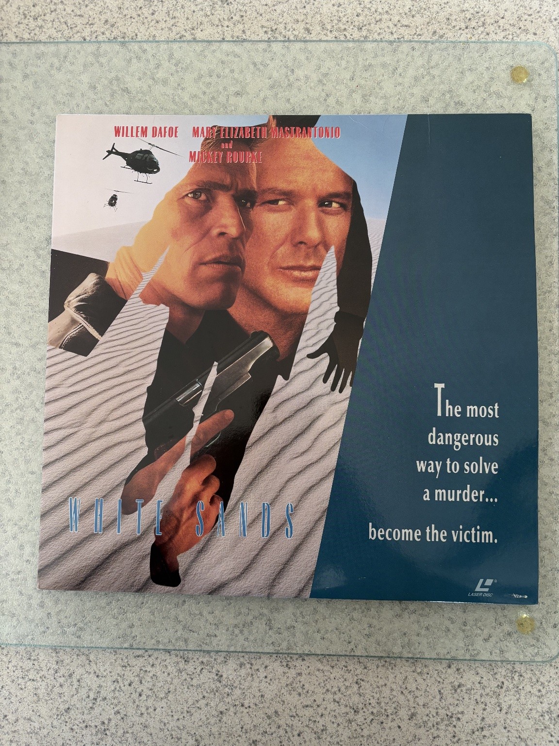 White Sands LaserDisc 1992 Action Thriller Willem Dafoe Warner Home Video