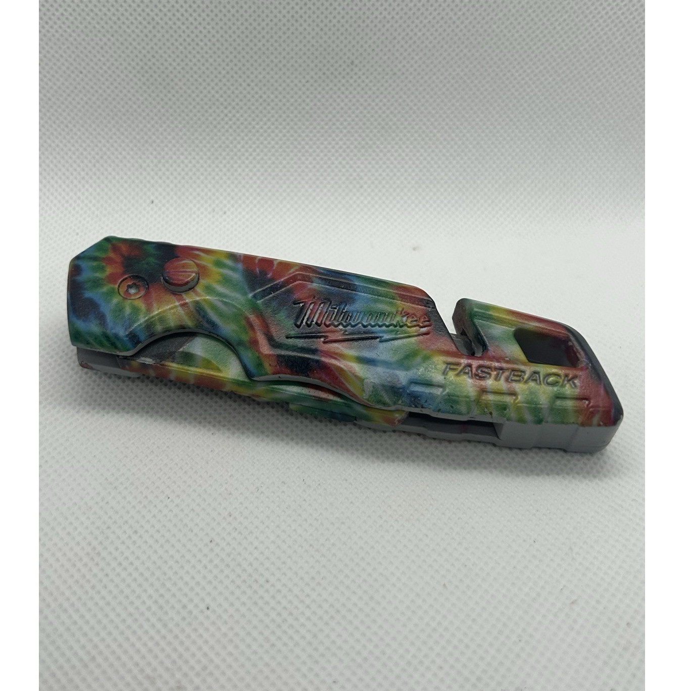 Milwaukee Custom FASTBACK 48-22-1501 Folding Utility Knife Steel Blade Metal