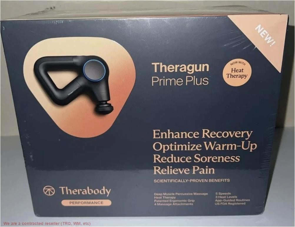 Therabody Theragun Prime Plus Full Body Heated Massage Gun - Fast Free Shipping